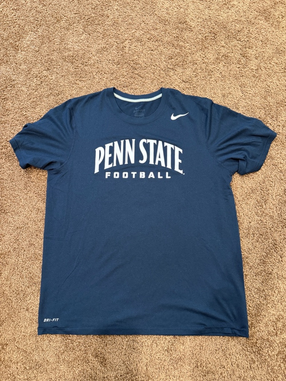 Nike Navy Penn State Football Dri-FIT Tee